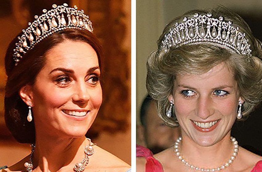 «Обе красавицы»: Кейт Миддлтон появилась на публике в скопированном образе принцессы Дианы