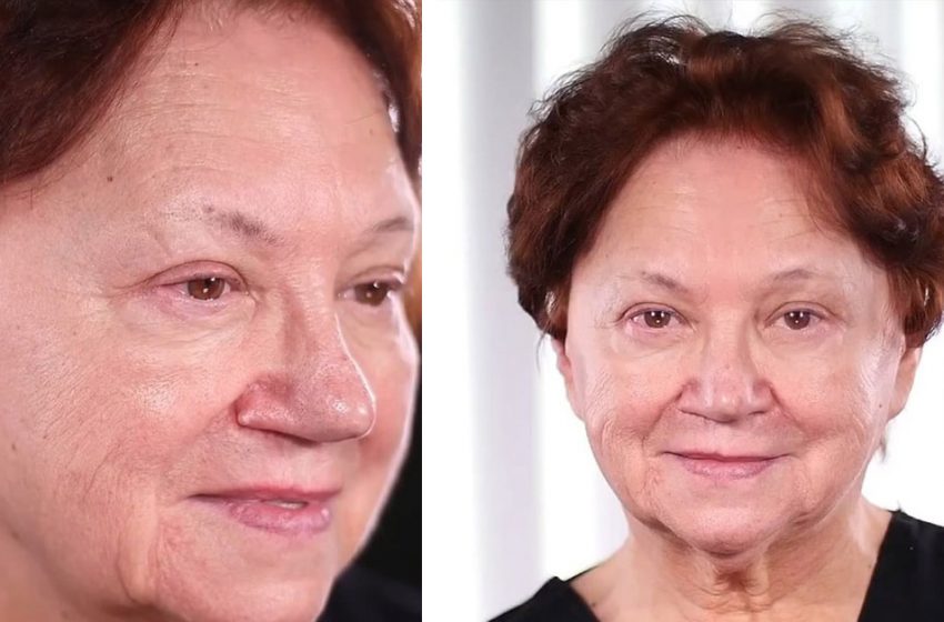  Копия Софии Ротару: визажист преобразил 76-летнюю женщину в звезду с помощью макияжа