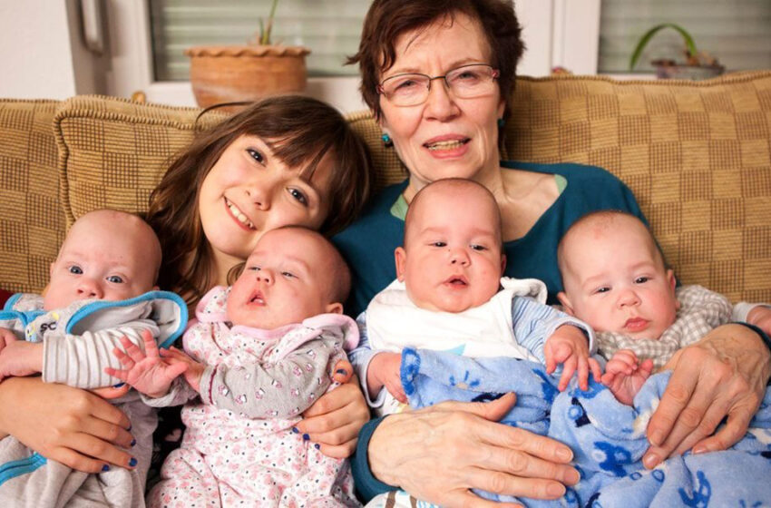  65-летняя мать-одиночка живет с 13 детьми: женщина родила четверняшек и подверглась резкой критике