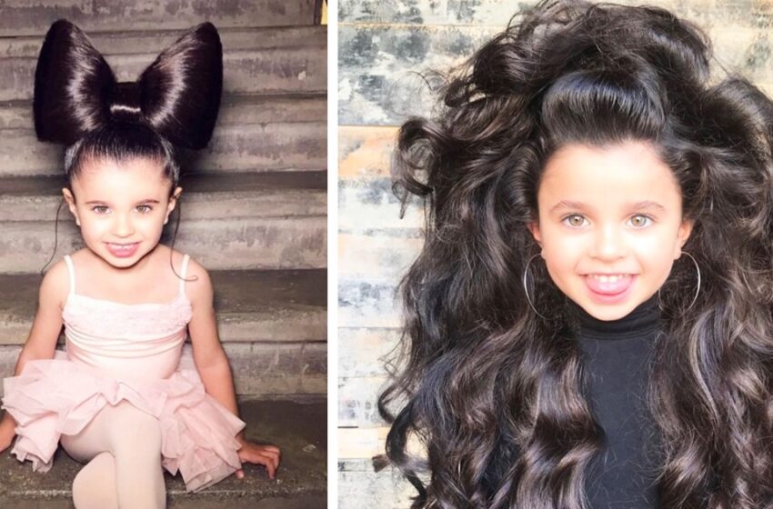  «Маленькая красавица»: 7-летняя девочка поразила всех своими роскошными волосами