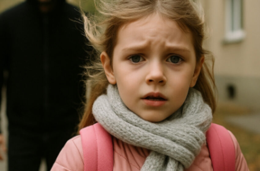  Мужчина в чёрном следовал за девочкой, преследуя ужасные цели. То, что сделала малышка, буквально спасло ей жизнь