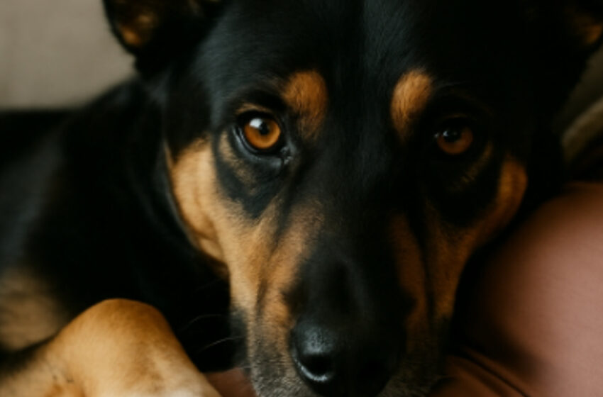  Моя собака ложилась на мой живот и рычала на мужа, когда он пытался меня коснуться. Я думала, что она просто ревнует… пока не узнала ужасную правду