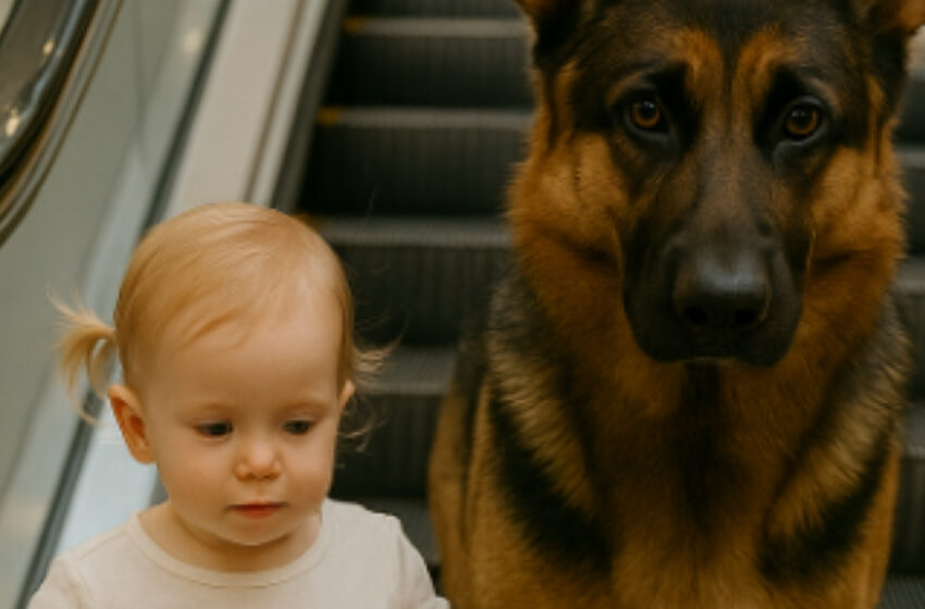  Маленькая девочка и собака ехали по эскалатору без взрослых. Я решил проследить за ними — и стал свидетелем того, что не забуду никогда