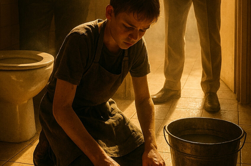  Работник кафе заставил 12-летнего мальчика чистить туалет и не знал, кто он на самом деле. Правда вскрылась неожиданно и перевернула его жизнь