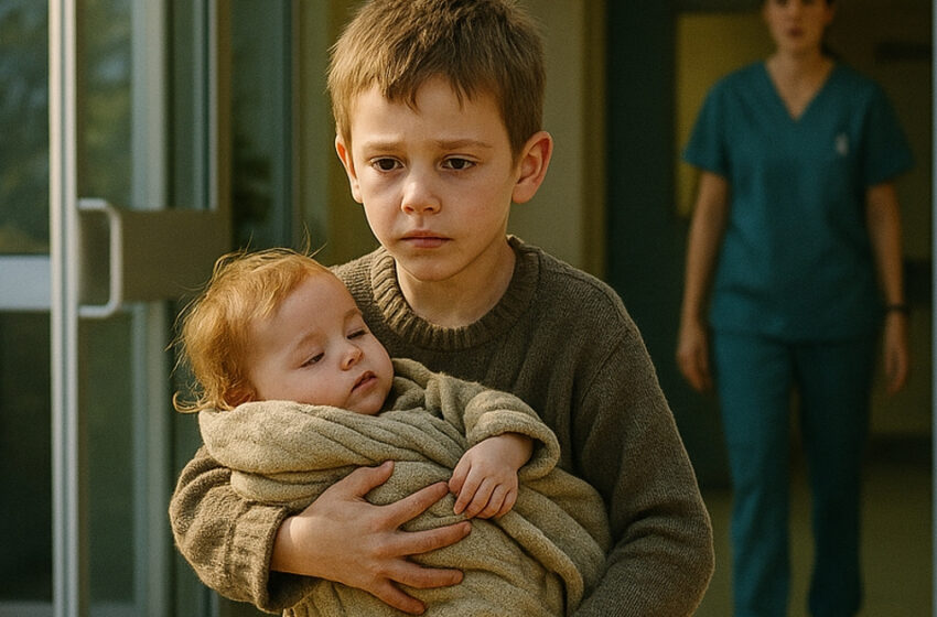  Мальчик в пижаме и с маленькой сестрой на руках вошёл в больницу посреди ночи, прося о помощи. То, что он рассказал врачам, изменило всё