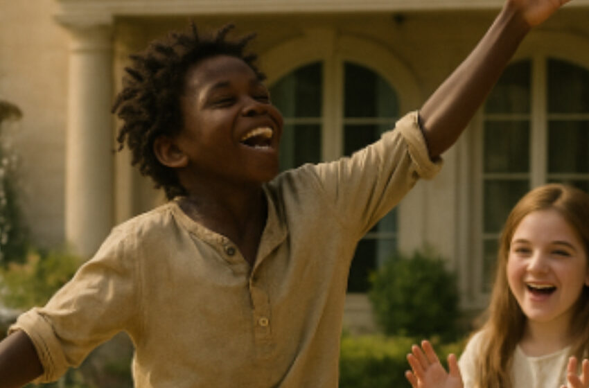  Миллиардер тратил огромные суммы на здоровье своей дочери, но ей нужно было совсем не это. Все изменилось, когда в их сад вошёл босой мальчик, изменивший жизнь девочки