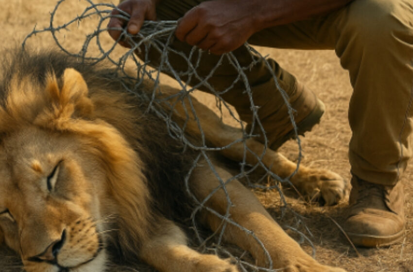  Рейнджер спас раненого льва из капкана, когда тот уже не надеялся ни на что. Но то, что произошло впоследствии, потрясло всех