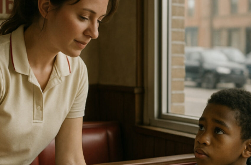  Официантка тайком подкармливала одинокого мальчика — пока не узнала всю правду о нем. Девушка была шокирована такой информацией