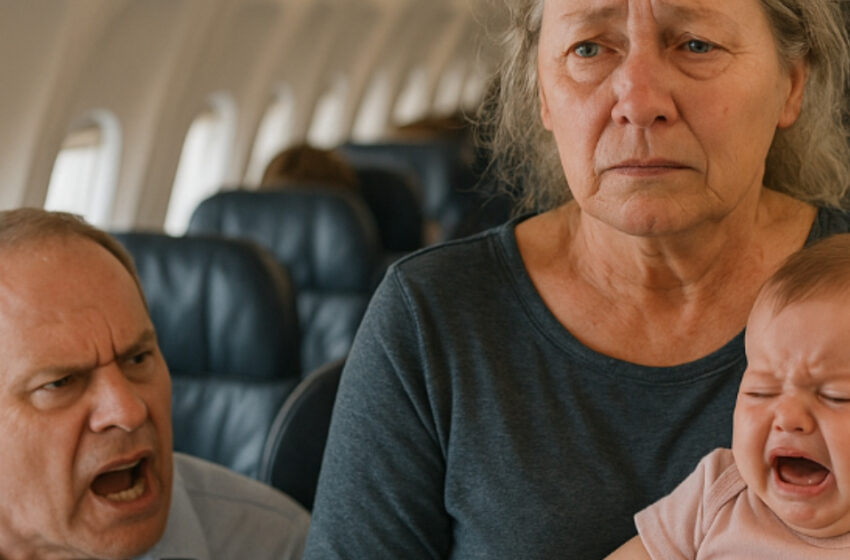  Весь самолёт наблюдал, как мужчина вел себя жестоко с бабушкой и ее плачущей внучкой. Вступился за них подросток и исправил всё одним поступком