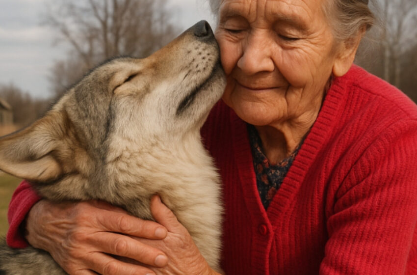  Женщина приютила щенка и даже не догадывалась, что это на самом деле волк. Тогда она не знала, что хищник спасёт ей жизнь