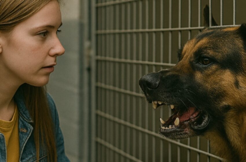  Девушка в инвалидной коляске захотела встретиться с самой опасной собакой приюта — то, что произошло потом, никто не мог объяснить