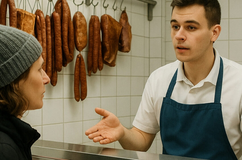  Каждое утро старушка покупала 40 кг мяса. Когда мясник проследил за ней — он увидел то, что не забудет никогда